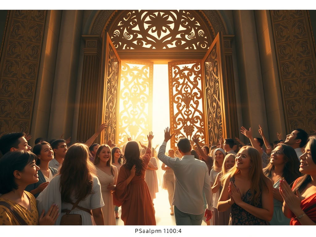 A Guide to Worship: Thankfulness and Praise – Psalm 100:4
