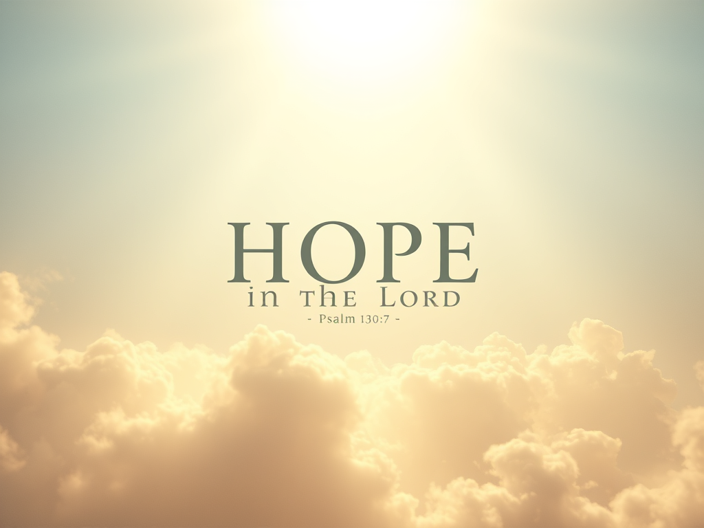 Hope in the Lord: Exploring the Fullness of Mercy in Psalm 130:7
