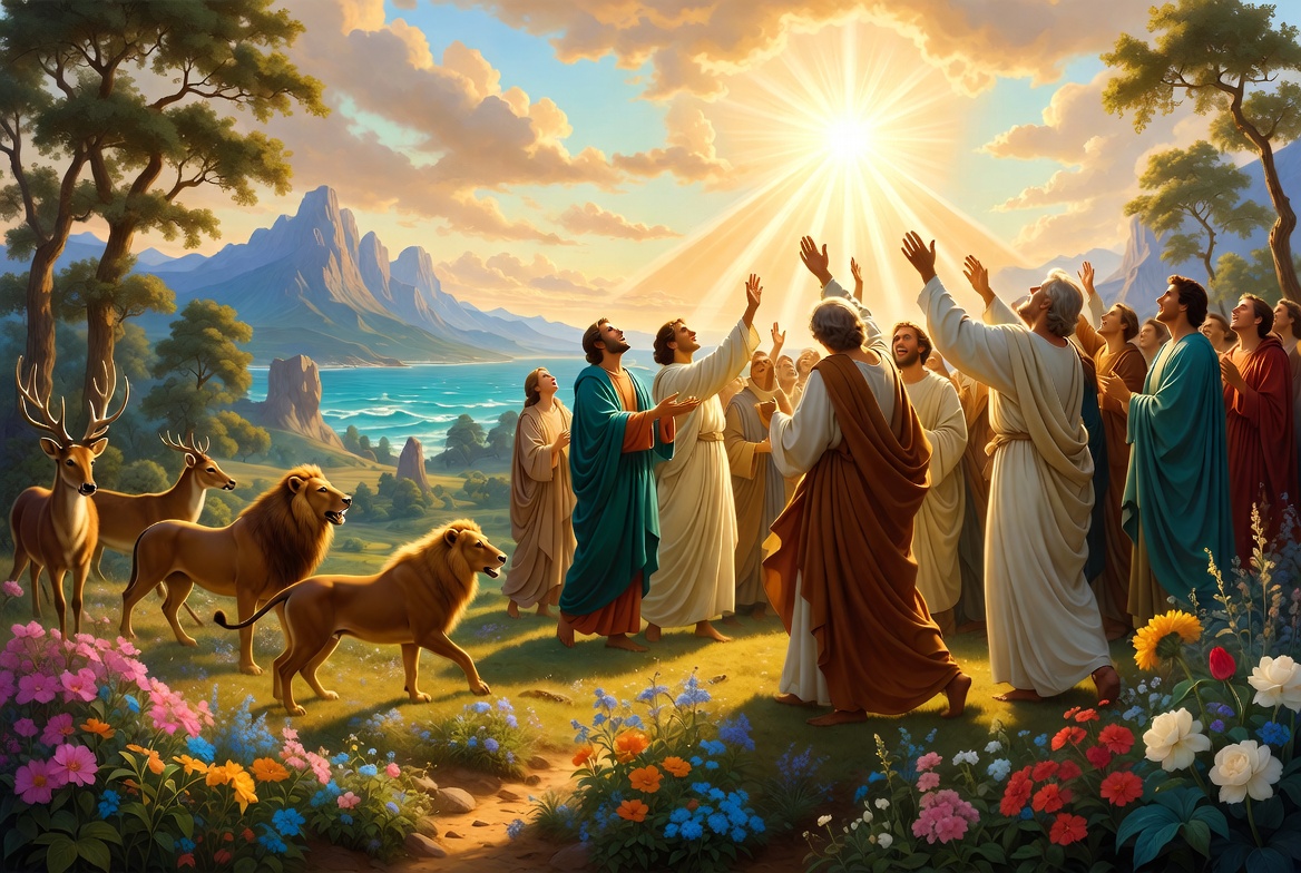 Psalm 145:10 – Creation Praises, Saints Bless God